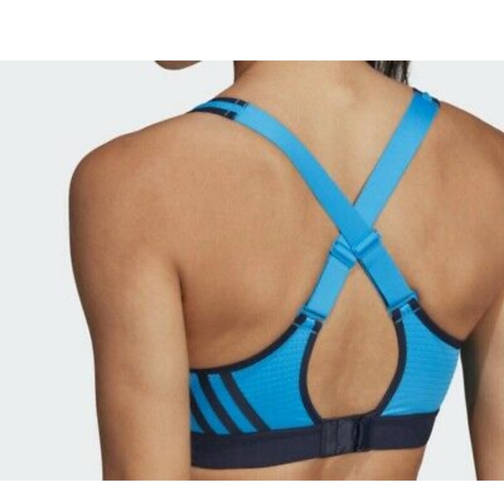 ADIDAS STRONGER DU3853 RACER SPORTS BRA TOP - Picture 7 of 12